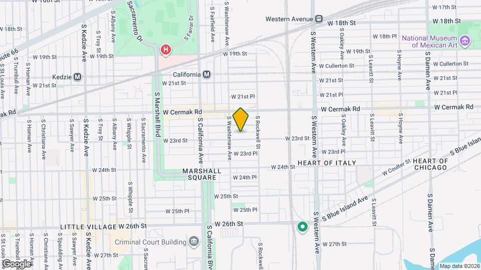 2636 W 23rd St Mapa y Detalles de la Ubicación