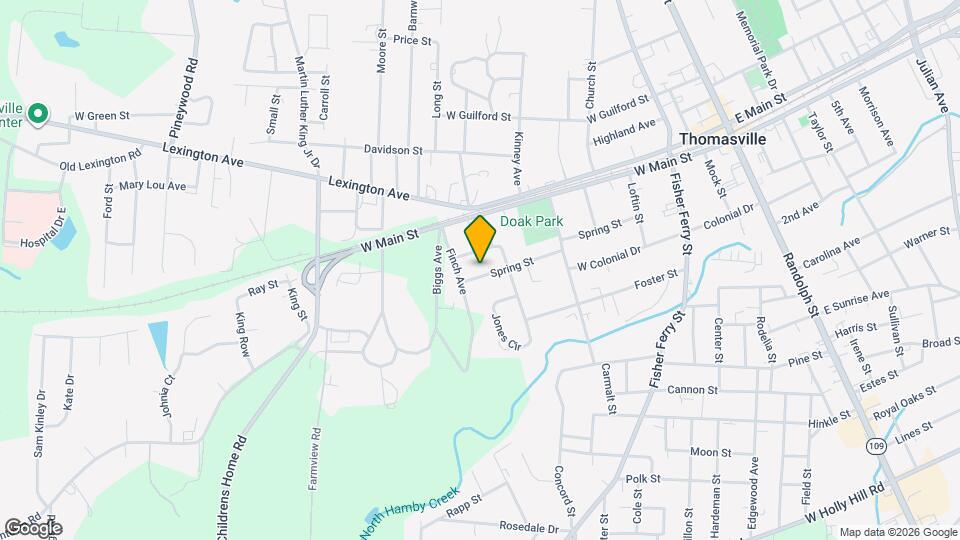 408 Spring St Mapa y Detalles de la Ubicación