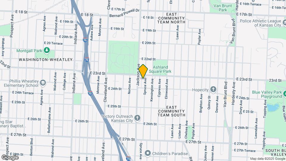 2316 Spruce Ave Map and Location Details