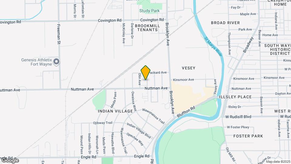 3406 Illamna Ave Map and Location Details