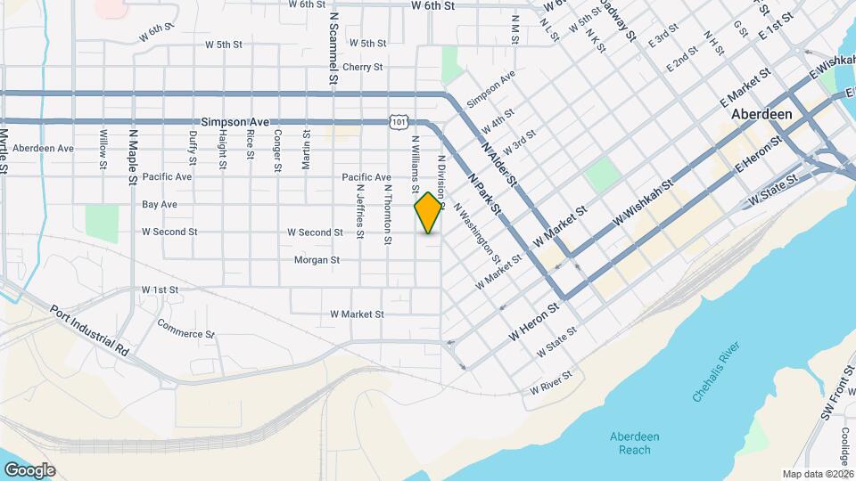 1311 W Second St Map and Location Details