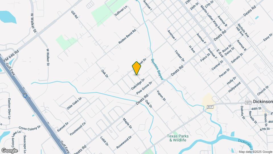 2802 Greenbriar St Map and Location Details