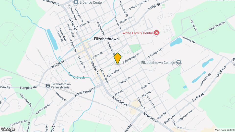 260 S Spruce St, Unit 201 Map and Location Details