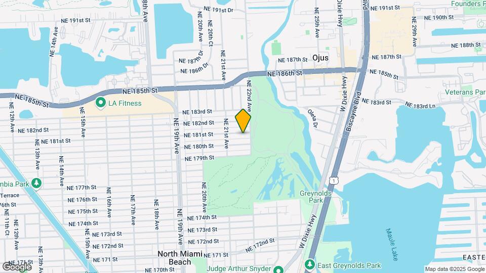 2166 NE 181st St Map and Location Details