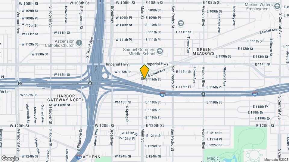 11630-11640 S Main St (110 E. 116th St) Map and Location Details