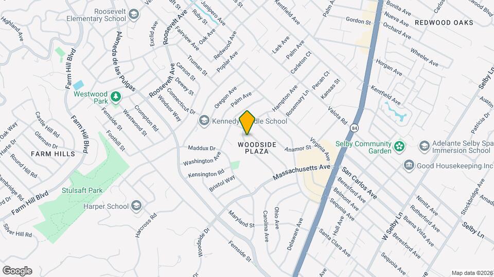 2535 Hampton Ave Map and Location Details