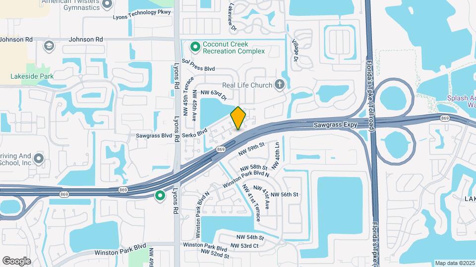 6000 NW 43rd Terrace Map and Location Details