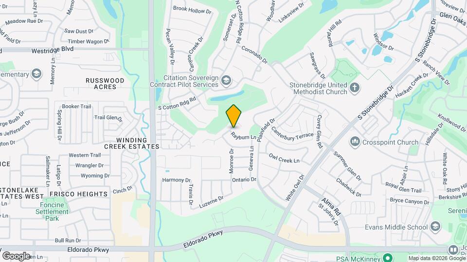 2013 Trinity Ln Map and Location Details