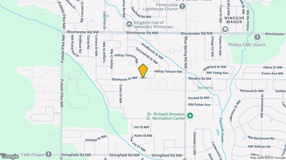 4609 Bluehaven Dr NW Map and Location Details