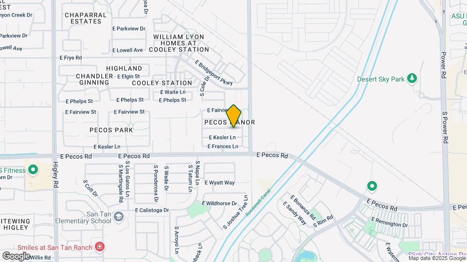 3929 E Geronimo St Map and Location Details