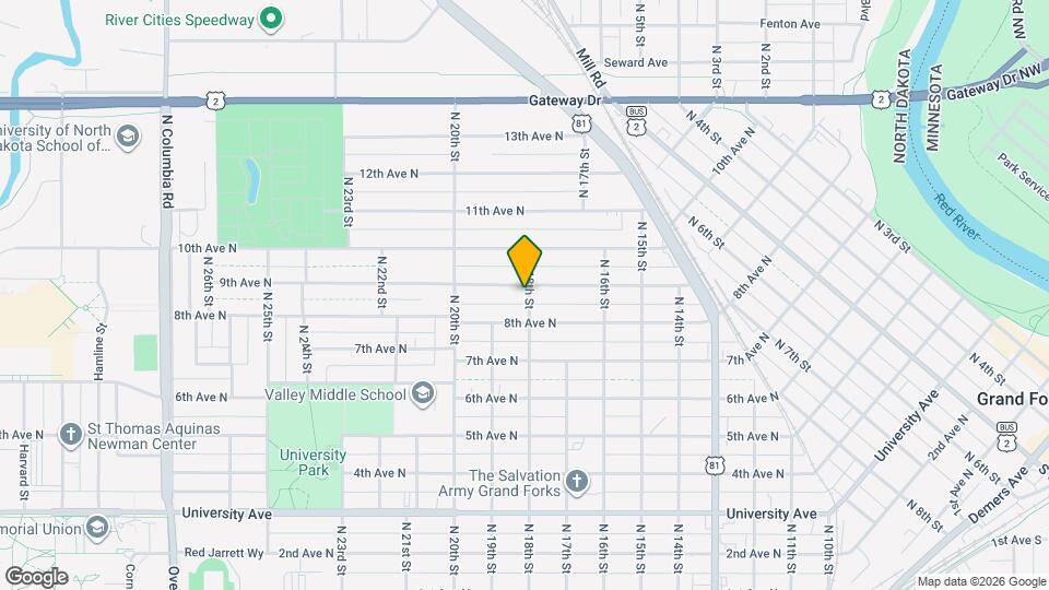 1801 9th Ave N Map and Location Details