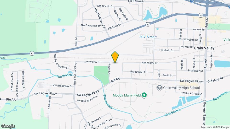 1015 NW Willow Dr Map and Location Details