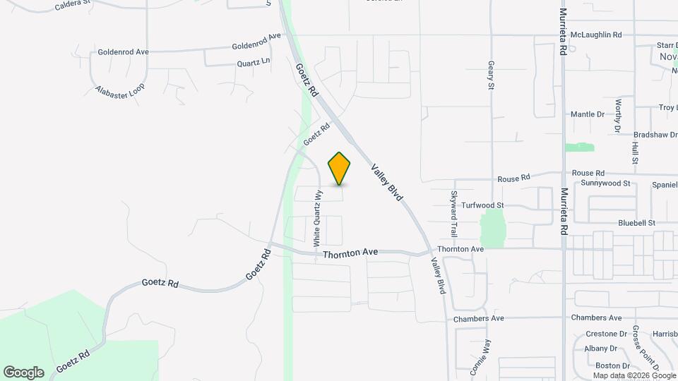 25203 Zircon Rd Mapa y Detalles de la Ubicación