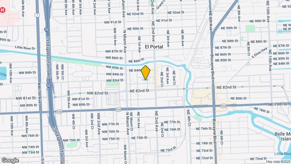 8270 NE 1st Pl Mapa y Detalles de la Ubicación