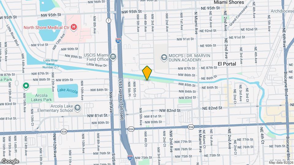 8466 NW 4th Ct Map and Location Details