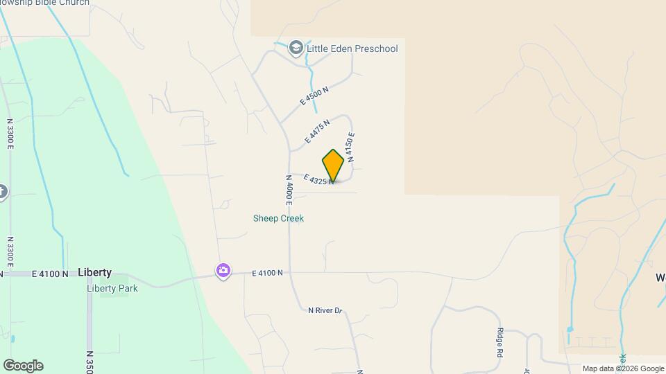 4115 E 4325 N Map and Location Details