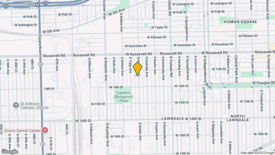 2415 S Keeler Ave Mapa y Detalles de la Ubicación