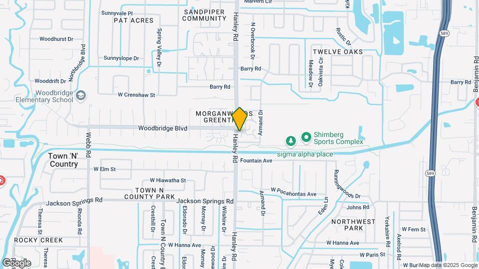 6912 El Centro Ct Map and Location Details