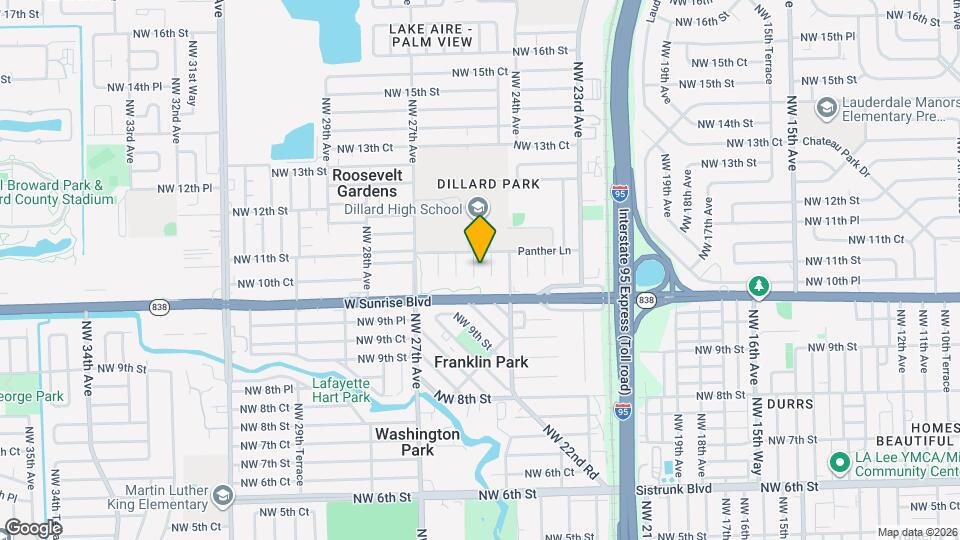 1050 NW 25th Ave Map and Location Details