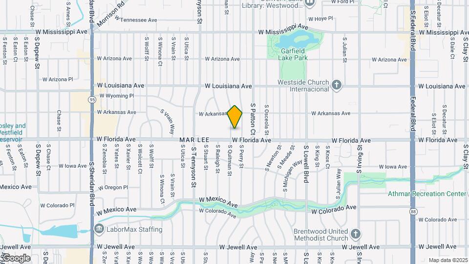 1470 S Quitman St Map and Location Details