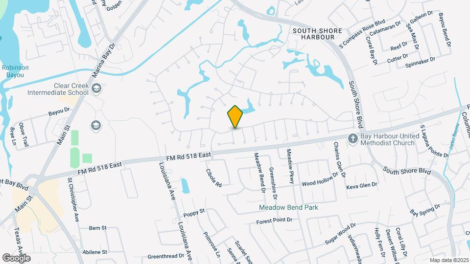 4105 Pebble Beach Dr Map and Location Details