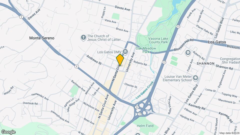 520 N Santa Cruz Ave Map and Location Details