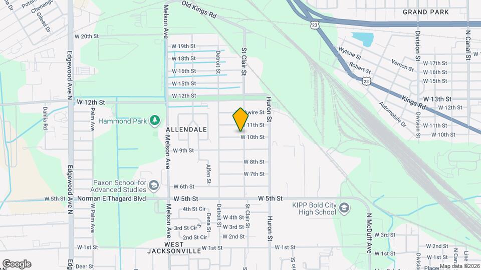 2002 St Clair St Map and Location Details