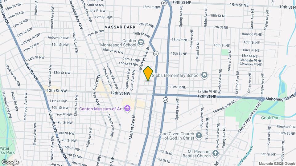 1309 Piedmont Ave NE Map and Location Details