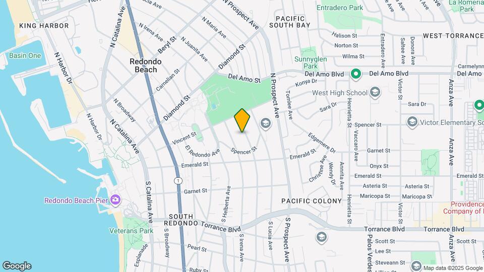 221 N Juanita Ave-Unit -3 Map and Location Details