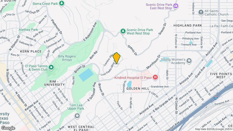 1505 Rocky Bluff Dr Map and Location Details