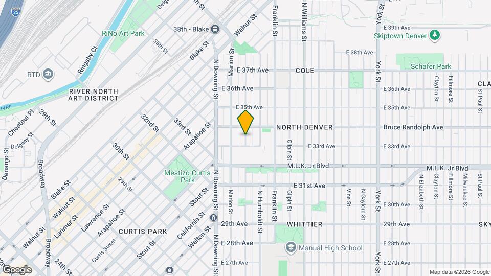 3331 Lafayette St Map and Location Details