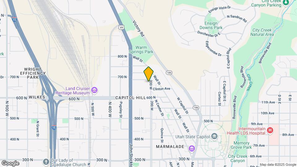 651 N 200 W Map and Location Details