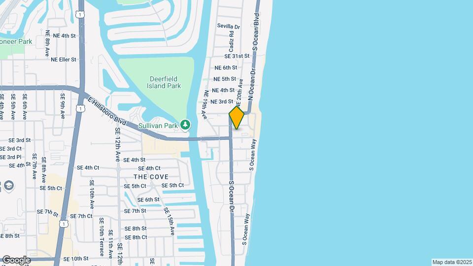 2033 E Hillsboro Blvd Map and Location Details