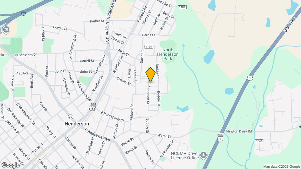 724 Roberson St Map and Location Details