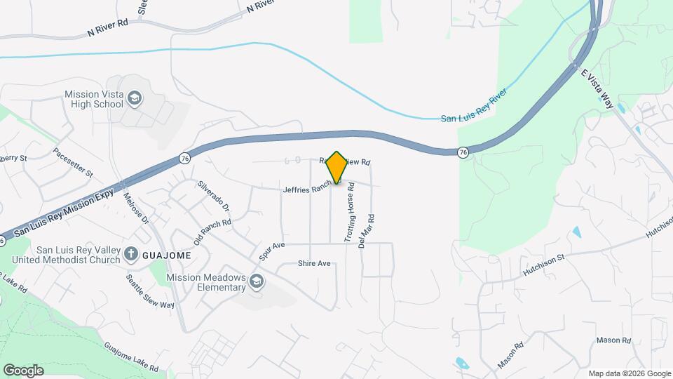 1606 Hackamore Rd Map and Location Details