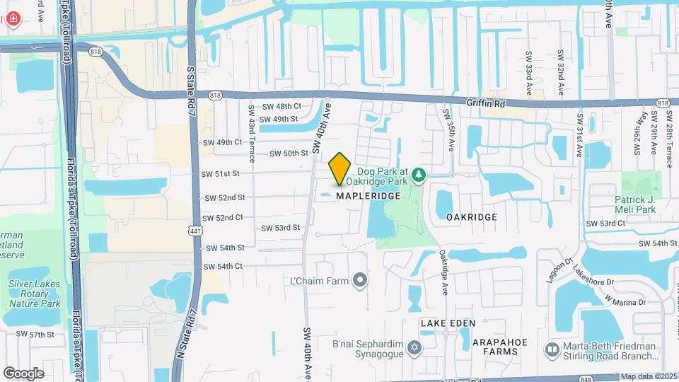 5160 SW 40th Ave Map and Location Details