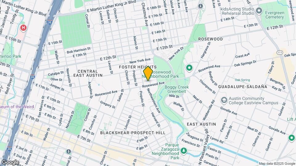 2108 Rosewood Ave Map and Location Details