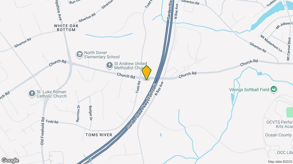 1623 Church Rd Map and Location Details