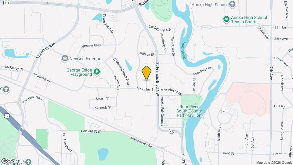 3421 Placer Ave Map and Location Details