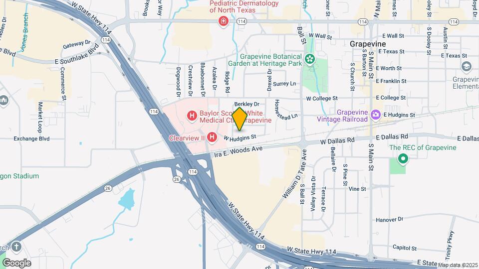 1246 W Hudgins St Mapa y Detalles de la Ubicación