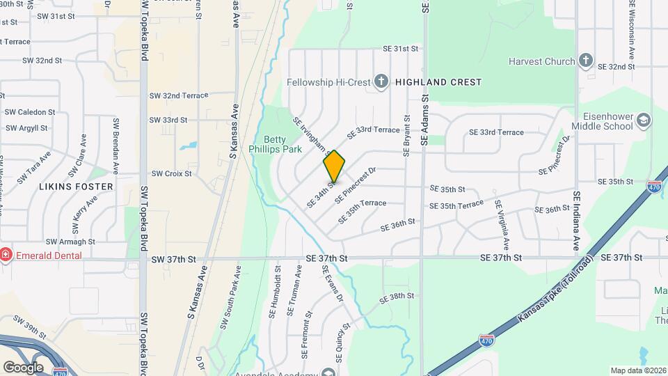 315 SE 34th St Map and Location Details