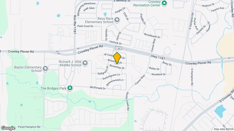 1136 Browntop St Map and Location Details