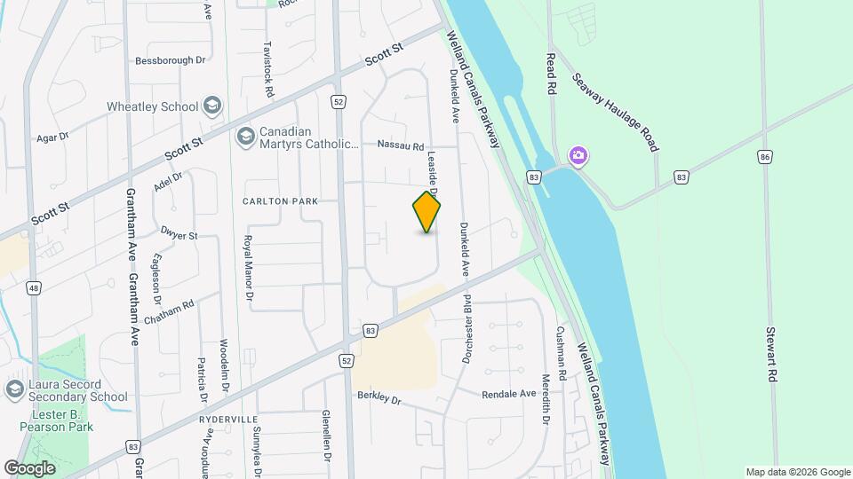 39 Leaside Dr Map and Location Details