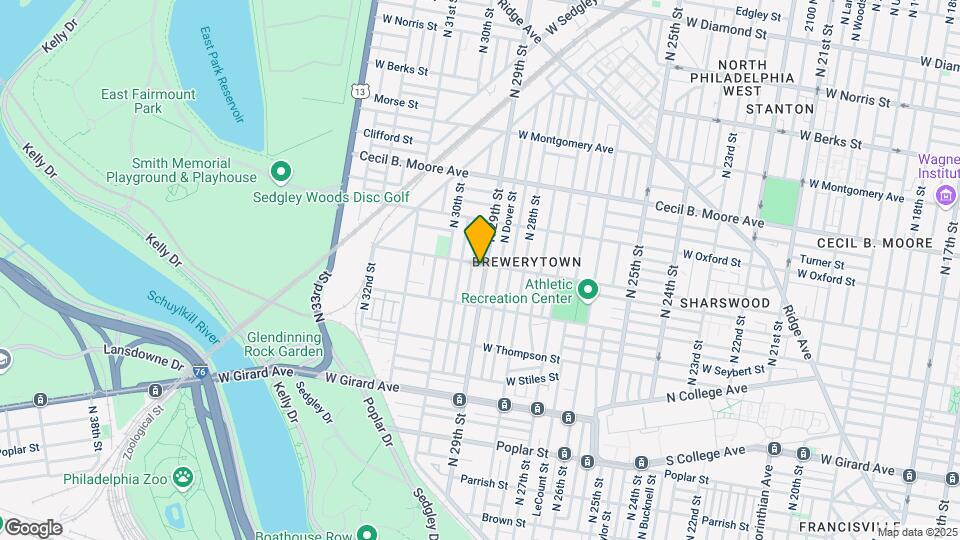 1452 N 29th St Map and Location Details