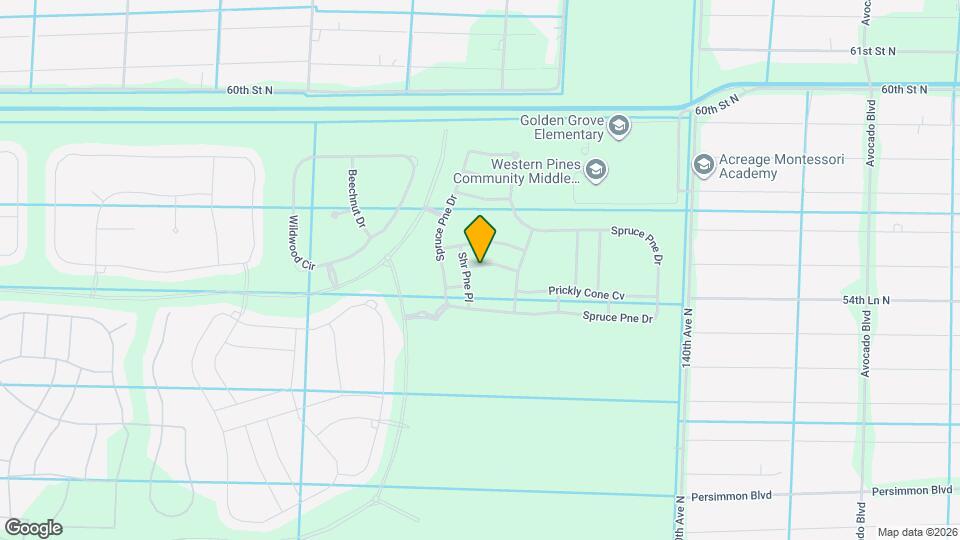 14200 Lacebark Ln Map and Location Details