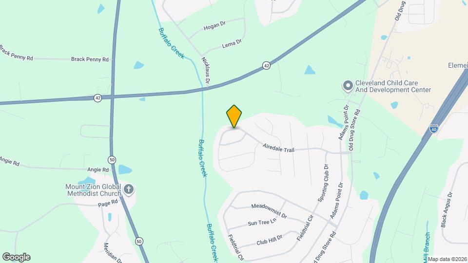 595 Airedale Trail Mapa y Detalles de la Ubicación