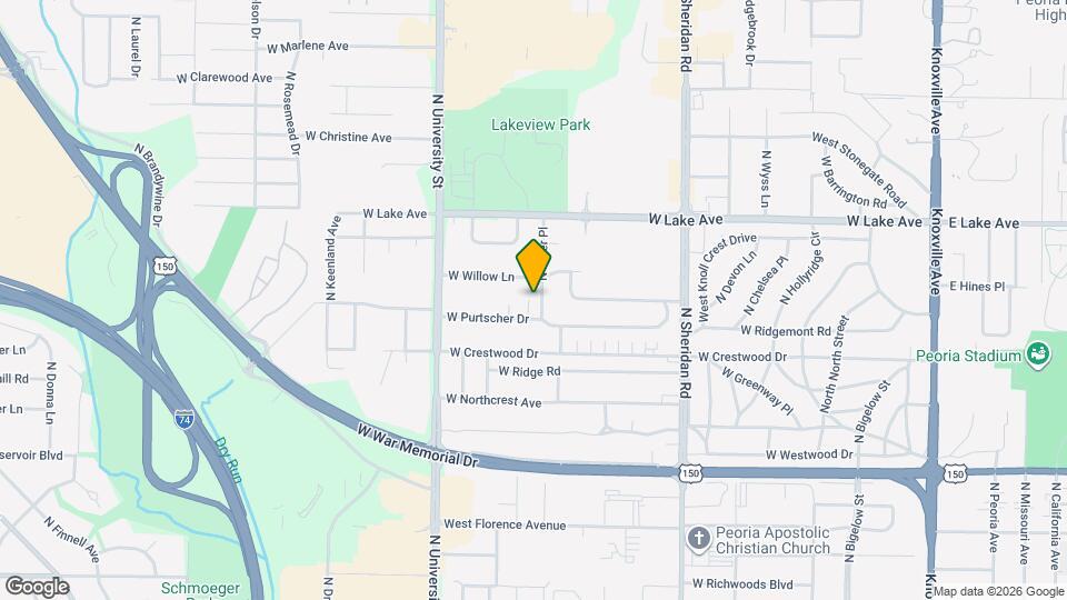 4027 N Bryer Pl Map and Location Details