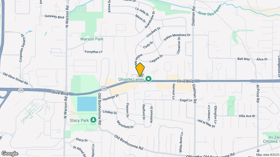 Olive Pointe Apartments Map and Location Details
