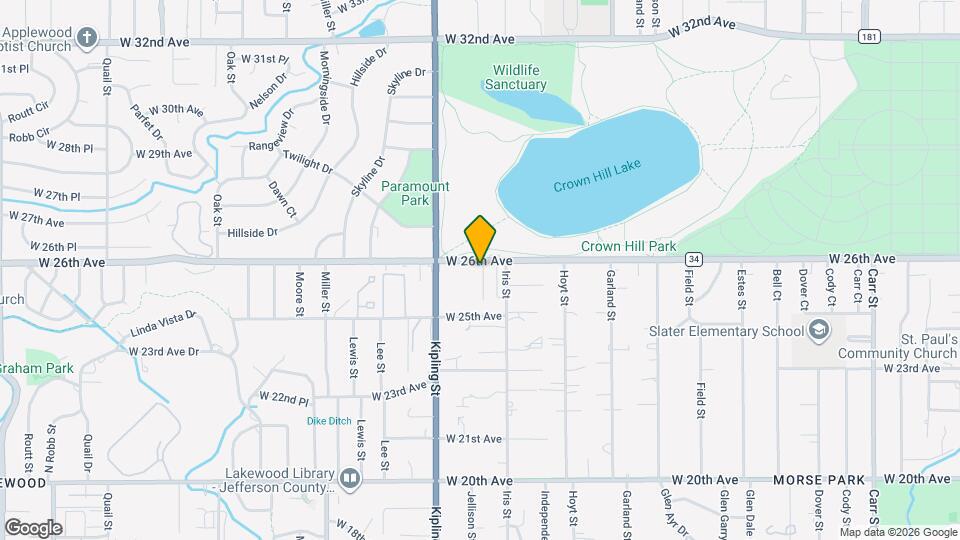 2575 Jellison St Map and Location Details