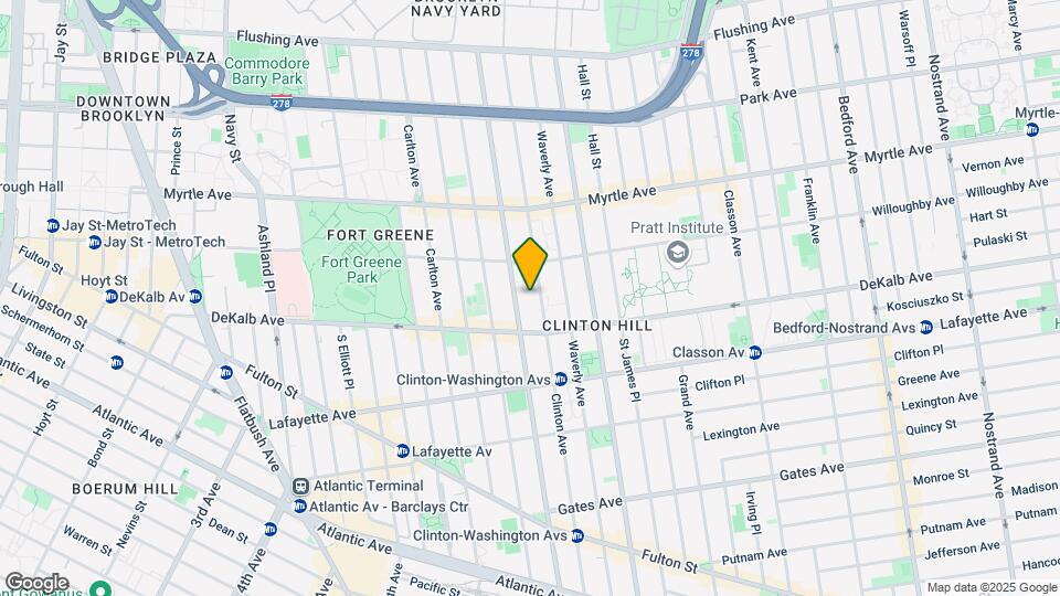 258 Clinton Ave Mapa y Detalles de la Ubicación